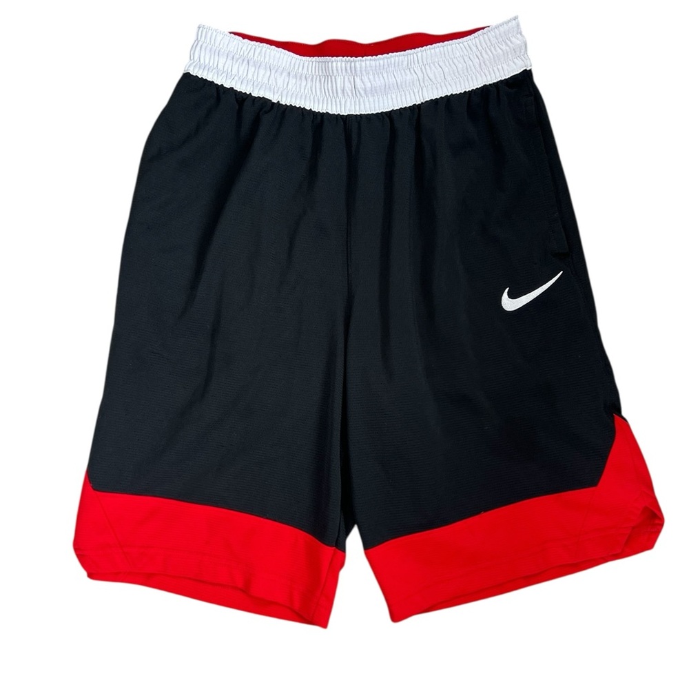 Nike Black and Red Sports Shorts